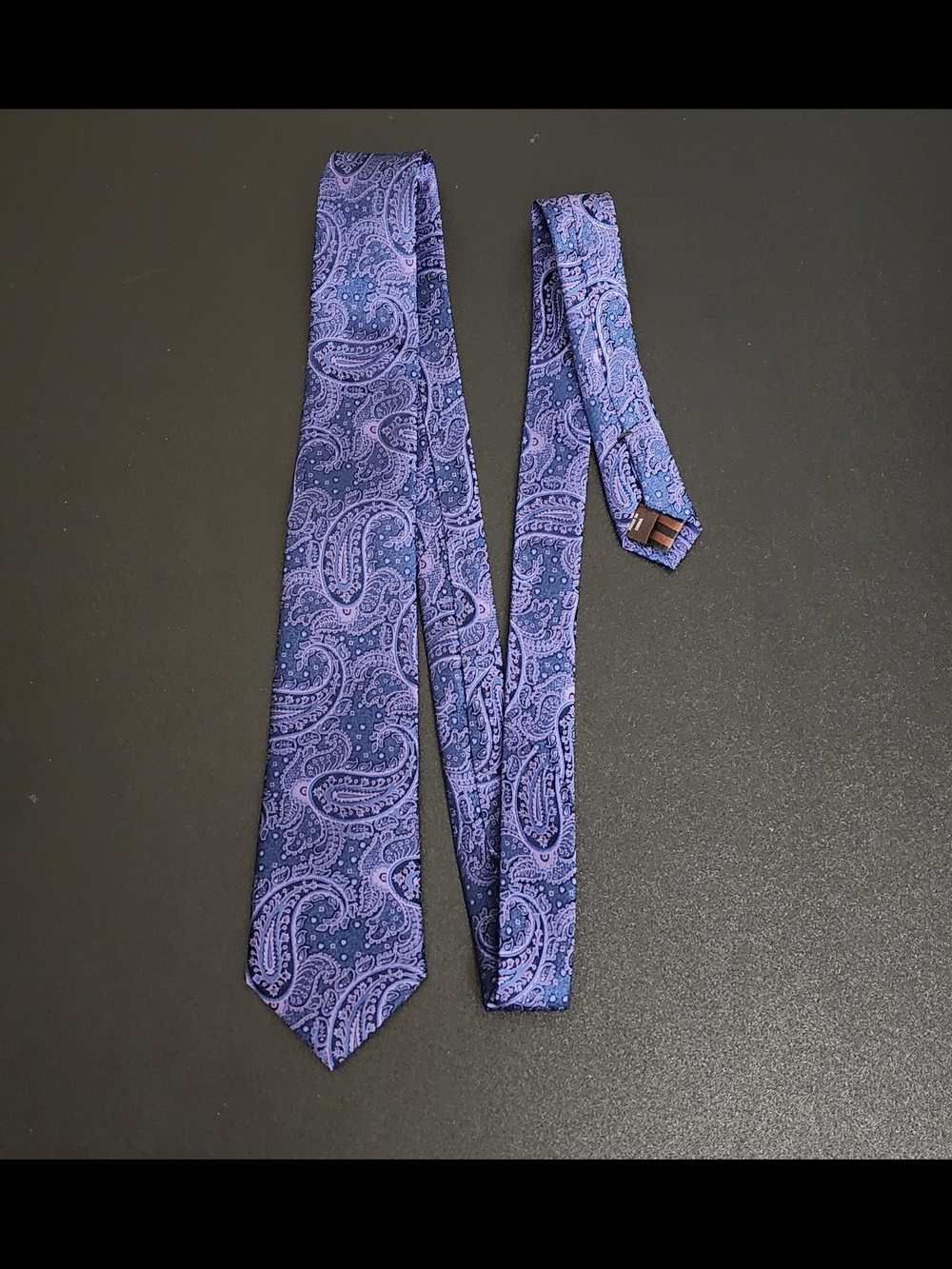 Elegant Slim/Classic Tie by Black Brown 1826